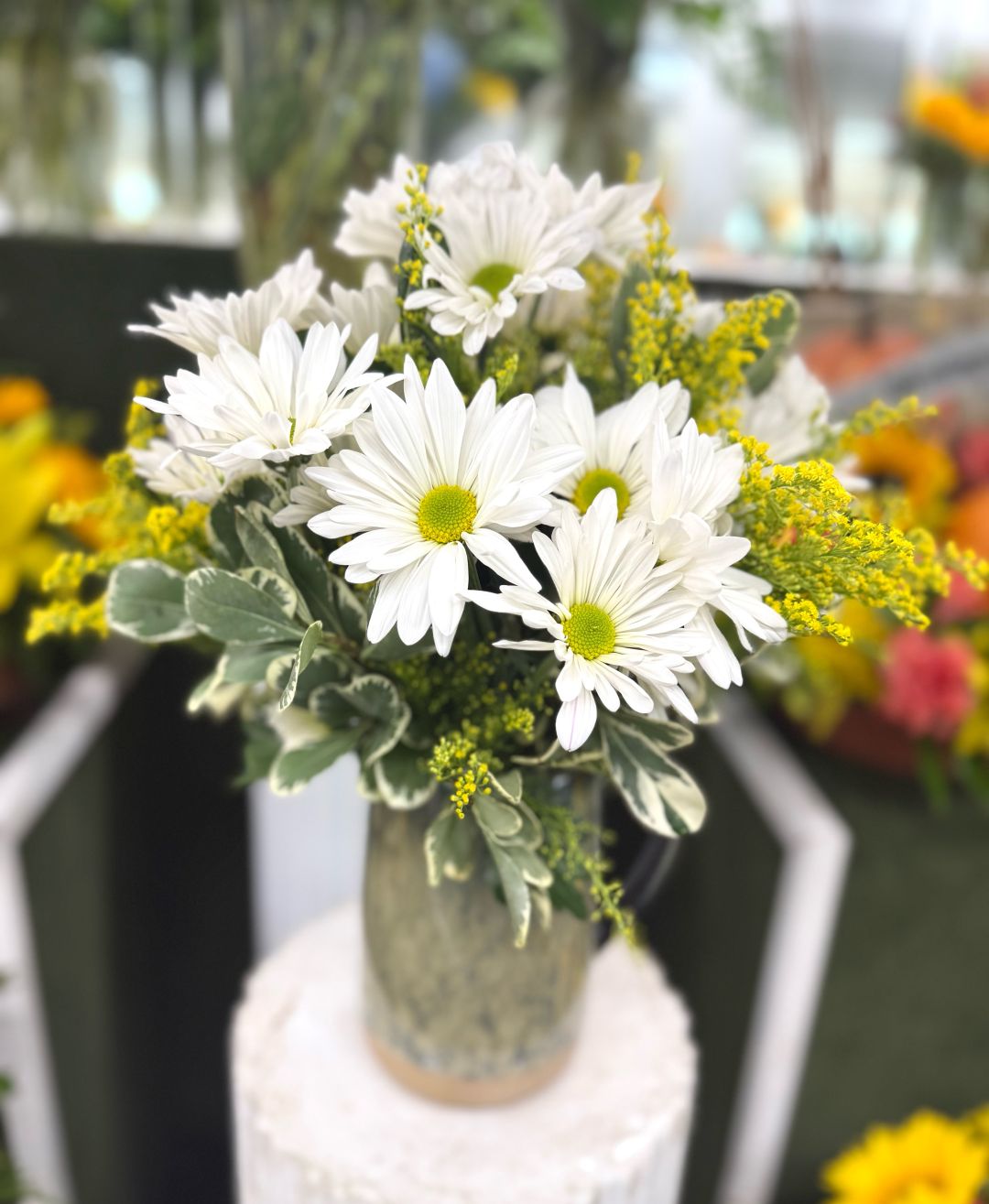 Hazy Daisy Arrangement In the Cooler