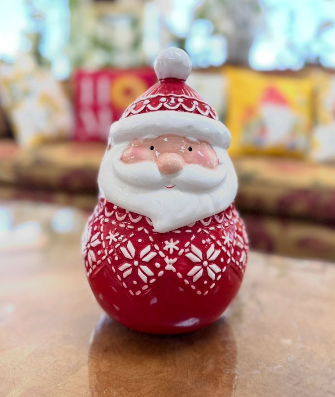 Santa Cookie Jar