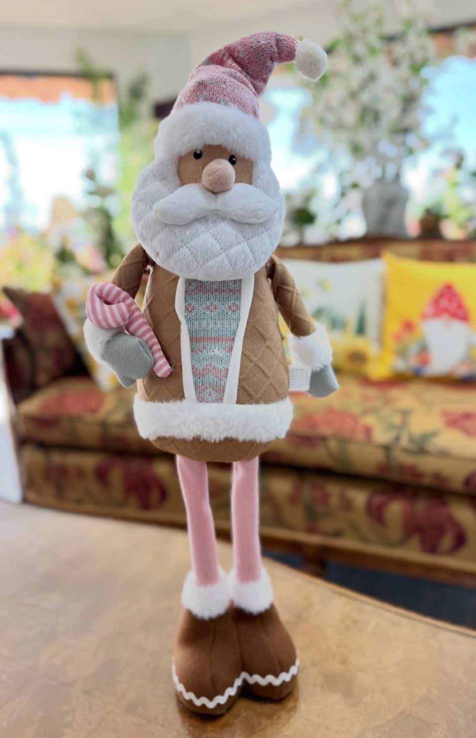 Cotton Candy Santa Claus 