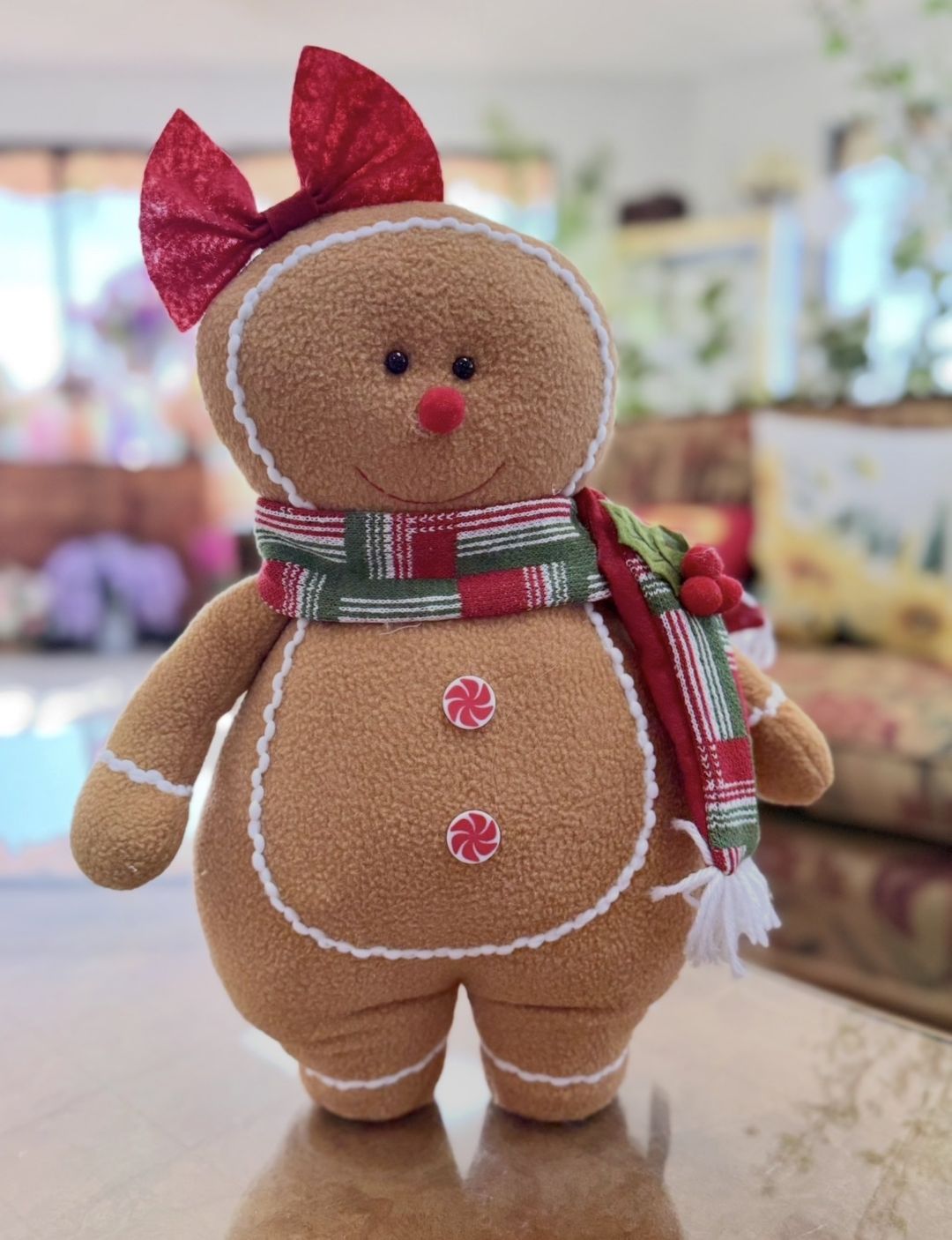 Red Bow Gingerbread-girl