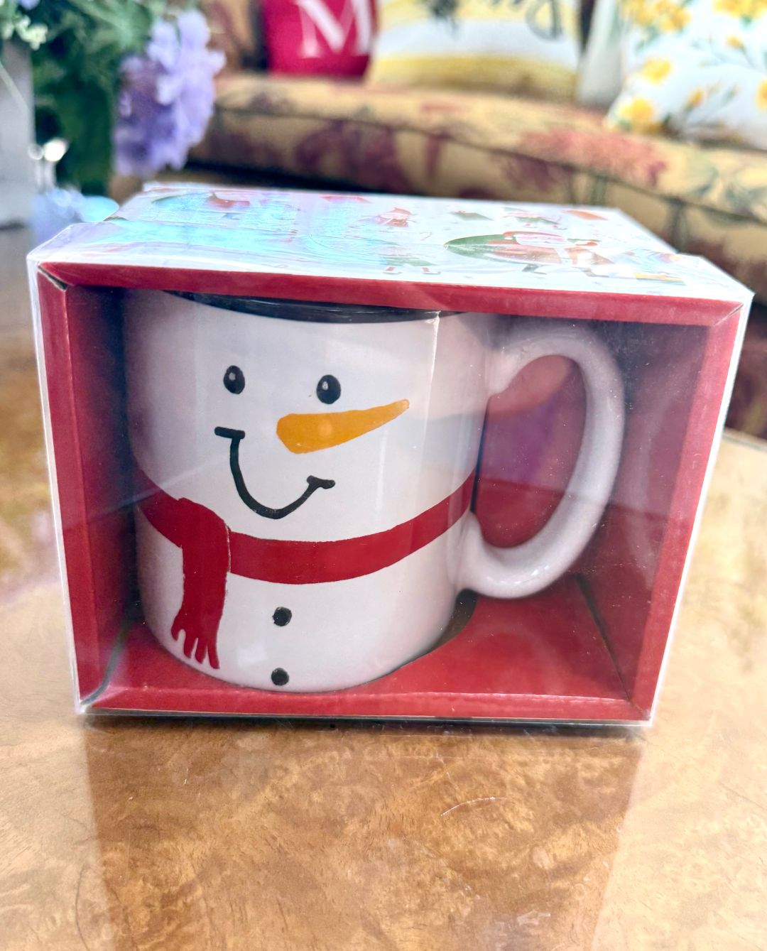 Boxed Snowman Mug