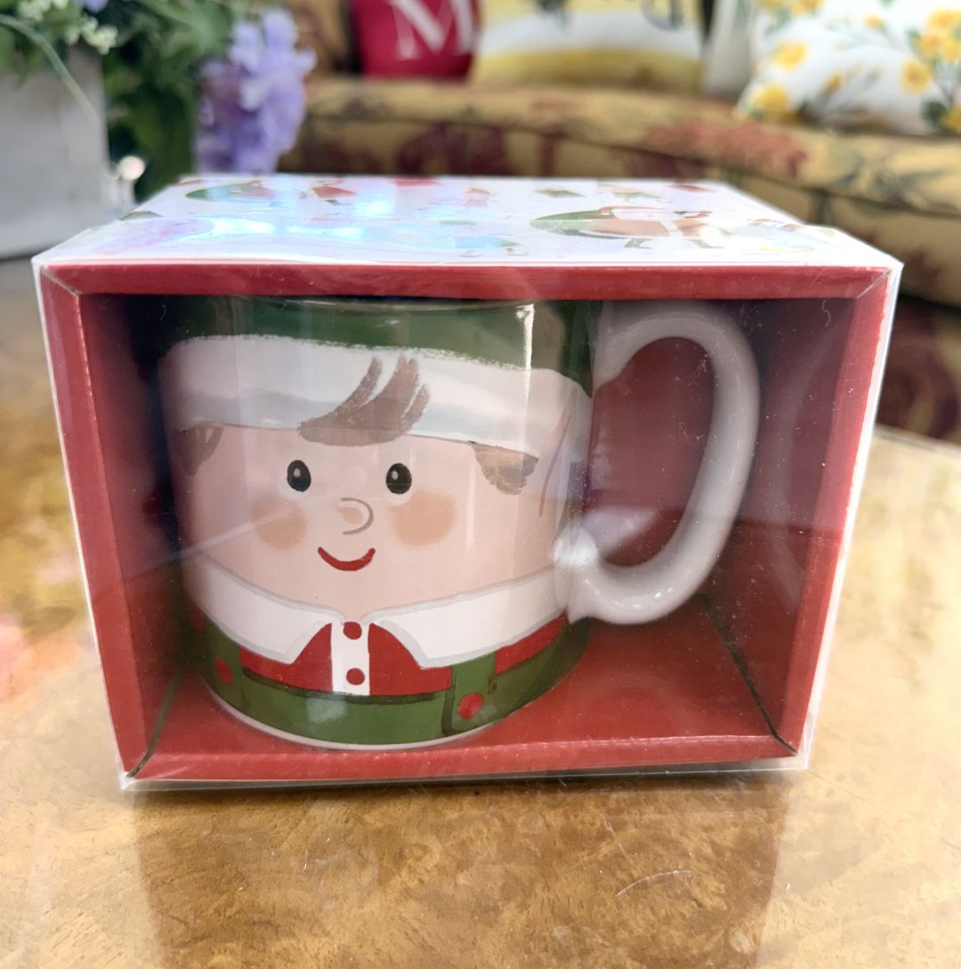 Boxed Elf Christmas Mug