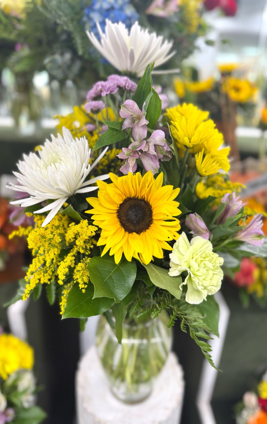 Burst of Cheer Arrangement In the Cooler