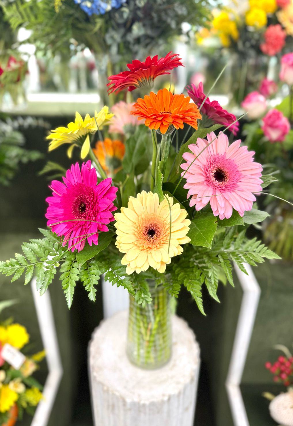 Splash of Color Arrangement In the Cooler