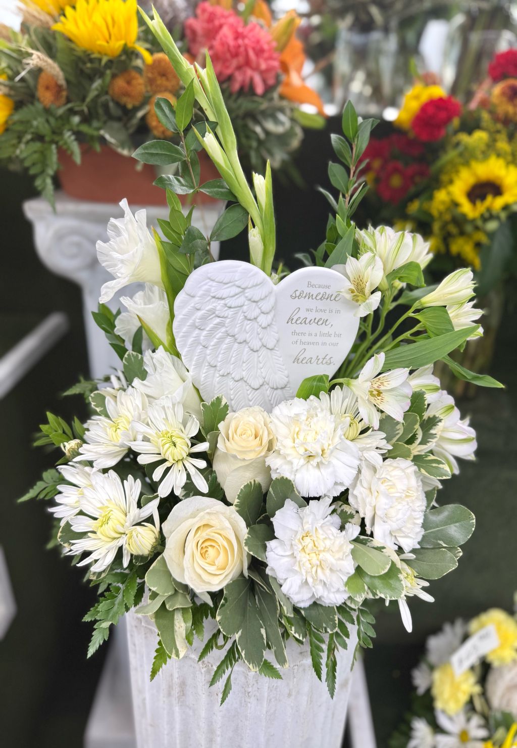 Hearts In Heaven Arrangement In the Cooler