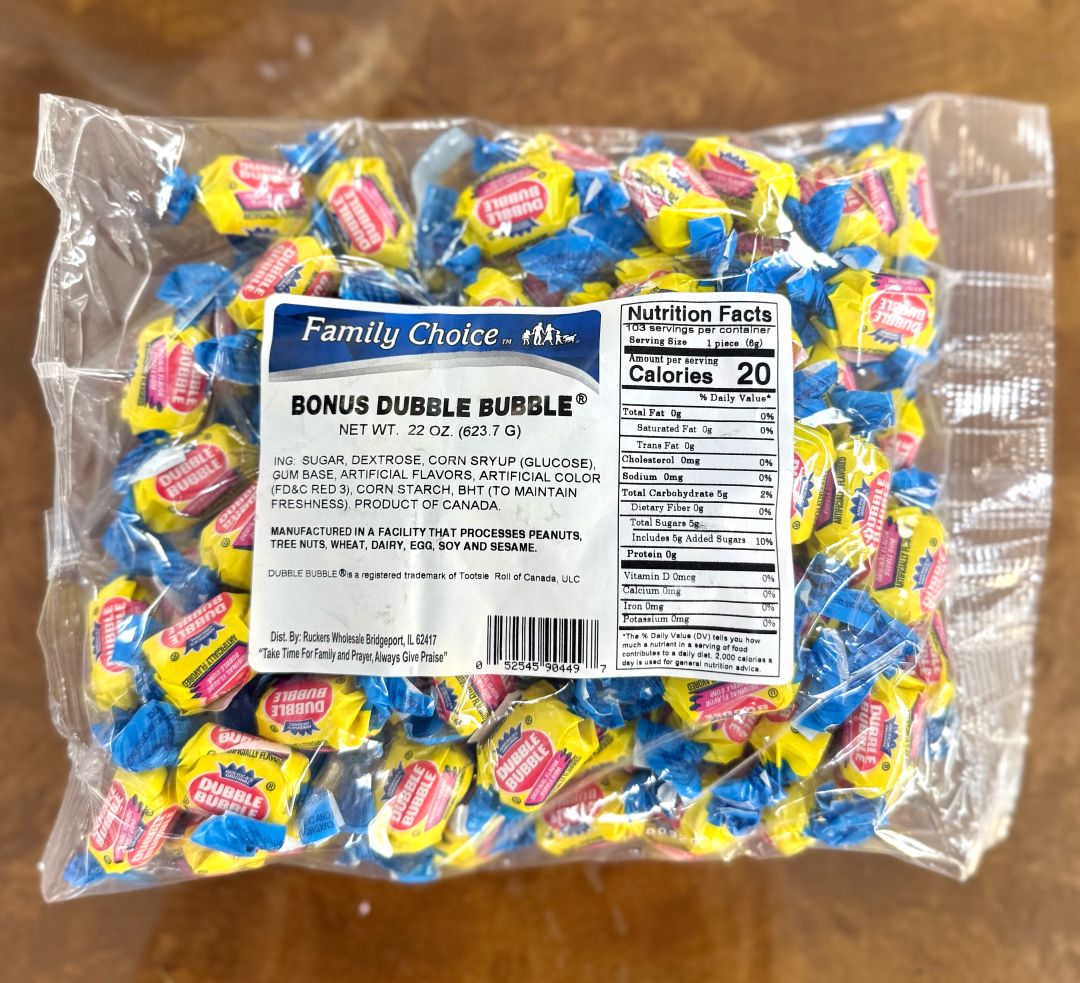 BONUS Dubble Bubble 22 oz