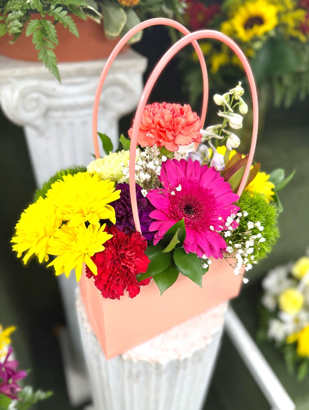 Flower Tote Bag In the Cooler