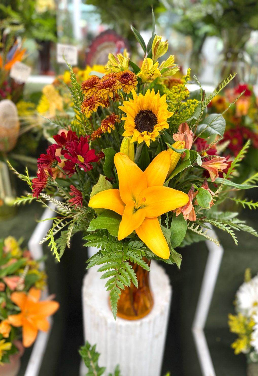 Honeydew Harvest Arrangement In the Cooler
