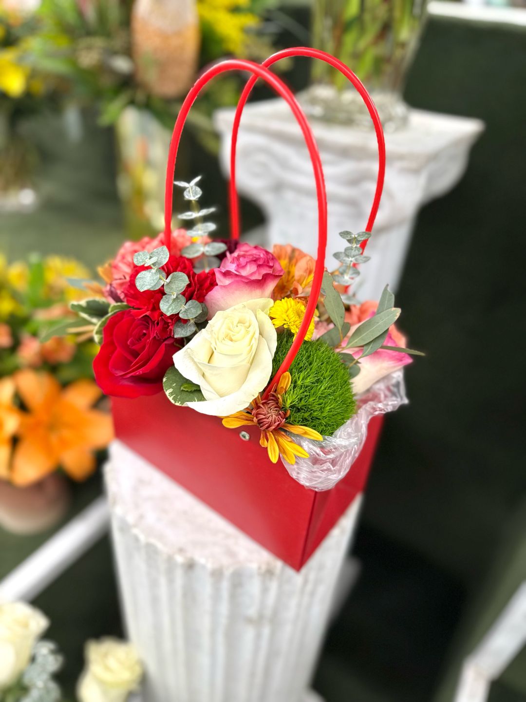 Flower Tote Bag In the Cooler