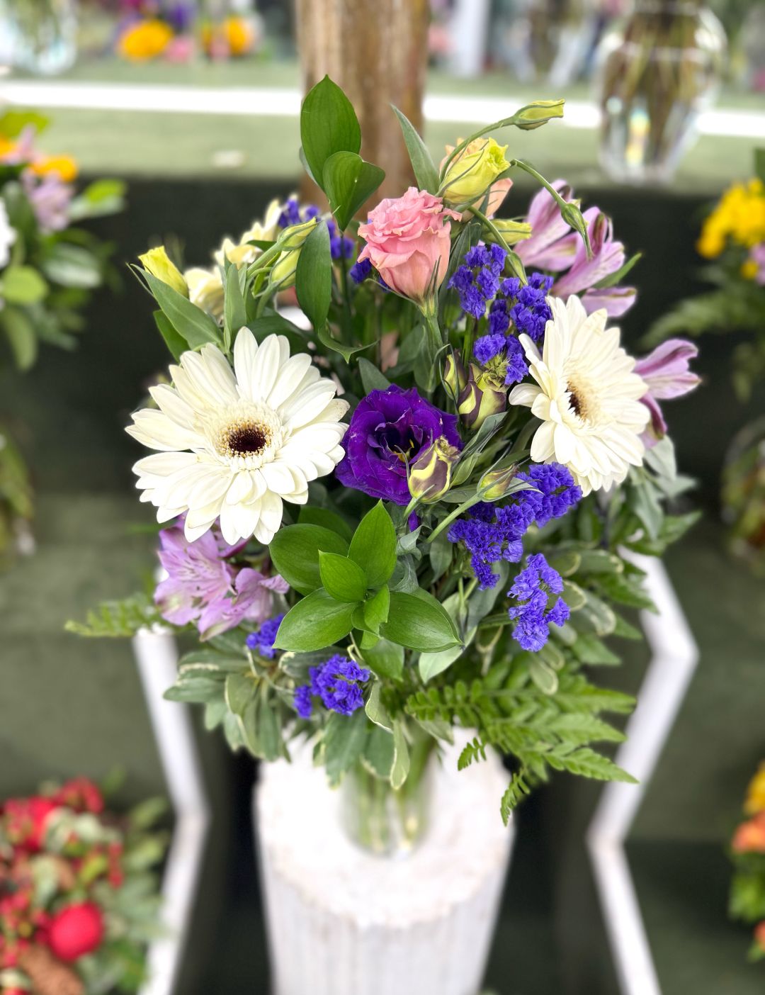 Gentle Glow Arrangement In the Cooler