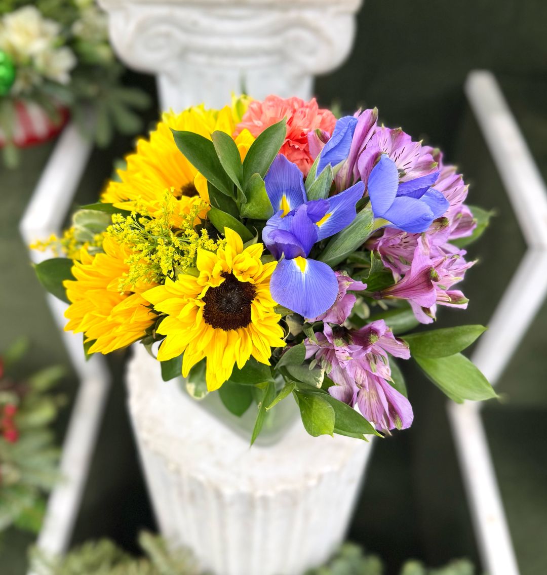 Blossoms of Color Cube Arrangement In the Cooler