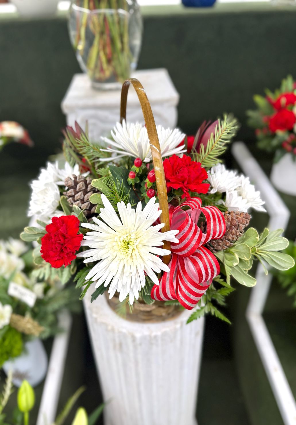 Holiday Basket of Cheer In the Cooler