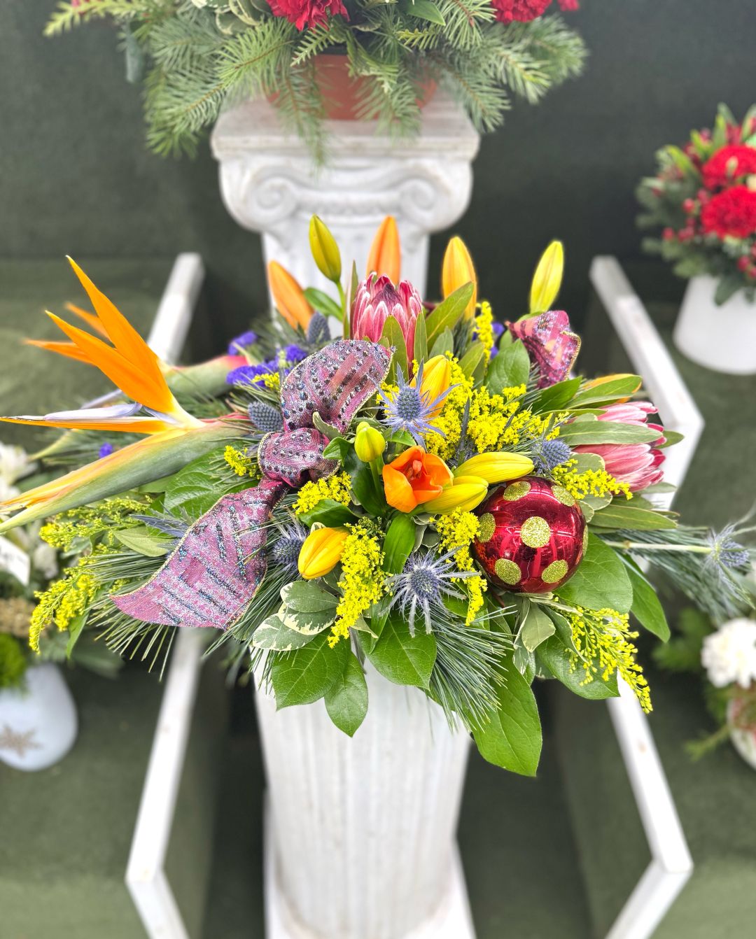 Tropical Centerpiece In the Cooler