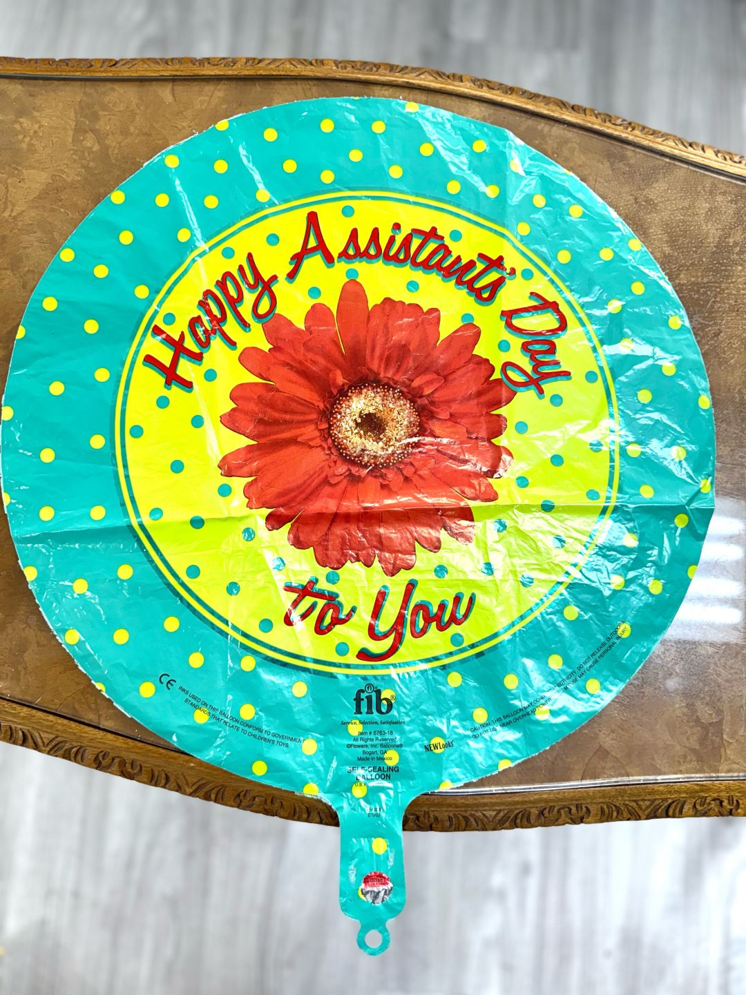 Happy Assistants Day To You Mylar