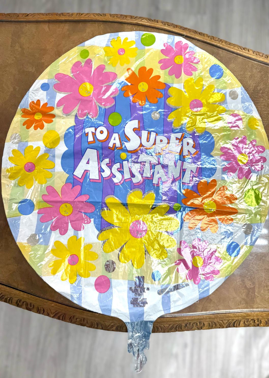 To A Super Assistant Mylar