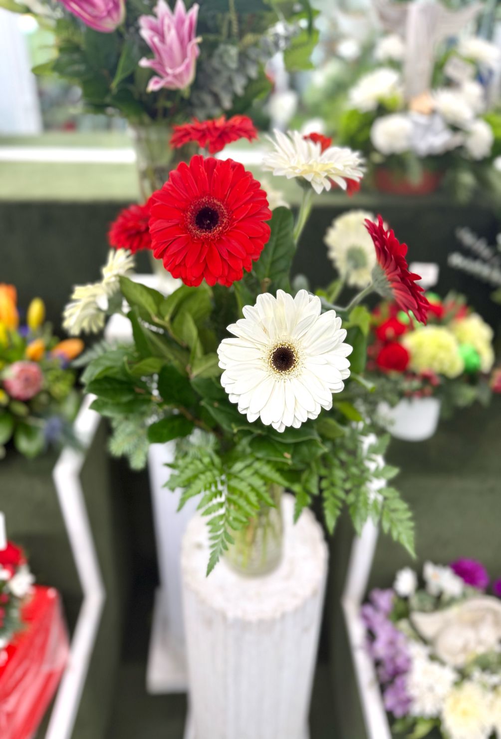 Splash of Color Arrangement In the Cooler