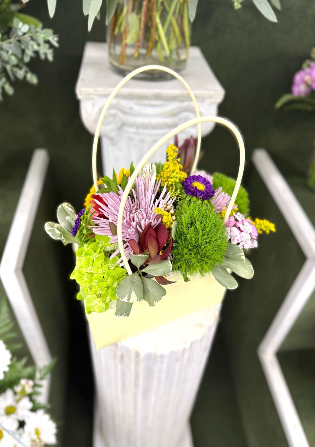 Flower Tote Bag In the Cooler