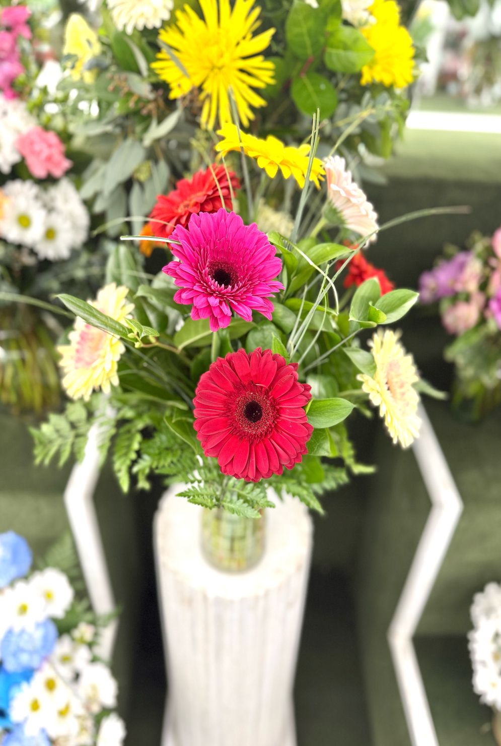 Splash of Color Arrangement In the Cooler