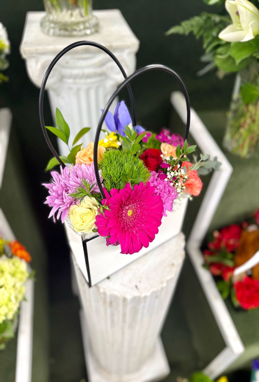Flower Tote Bag In the Cooler