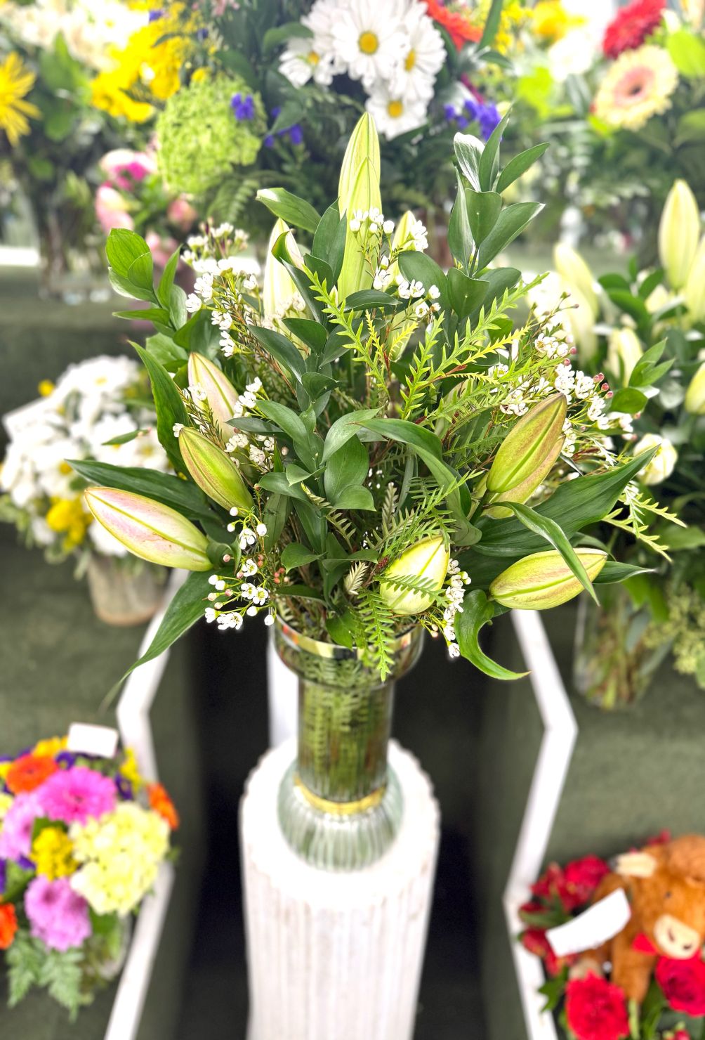 Lovely Lillie’s Arrangement In the Cooler