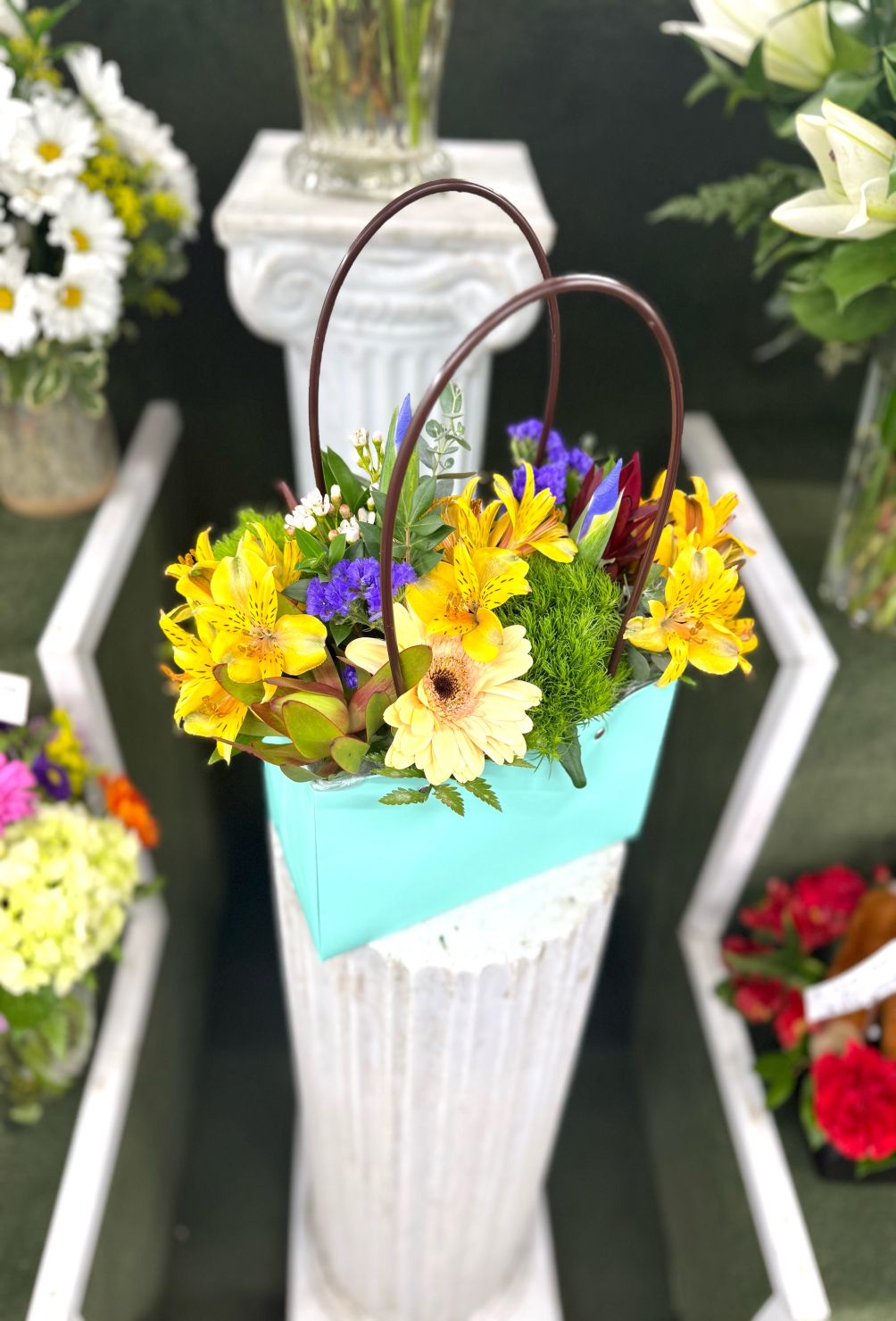 Flower Tote Bag In the Cooler