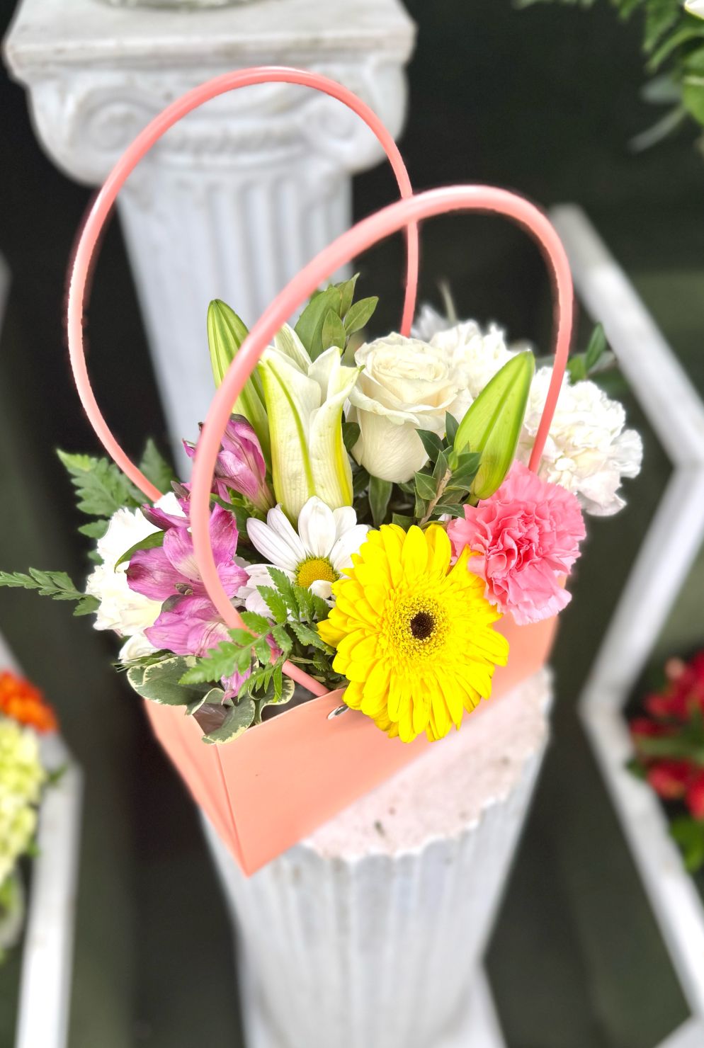 Flower Tote Bag In the Cooler