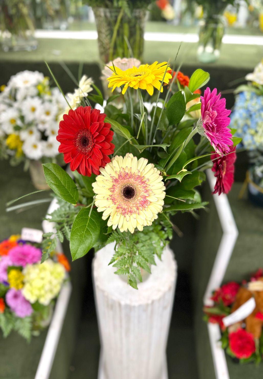 Splash of Color Arrangement In the Cooler
