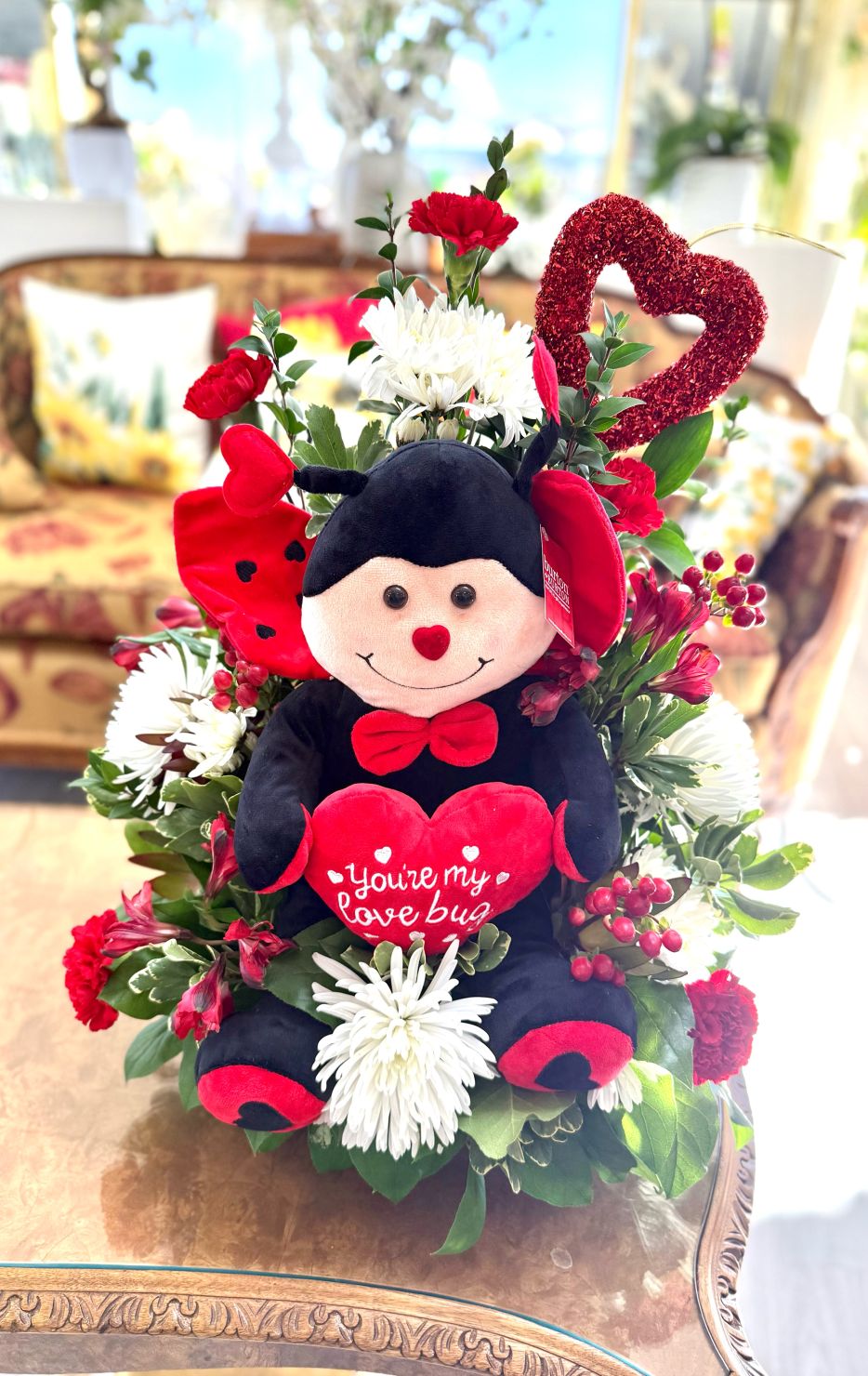 Love Bug Arrangement In the Cooler