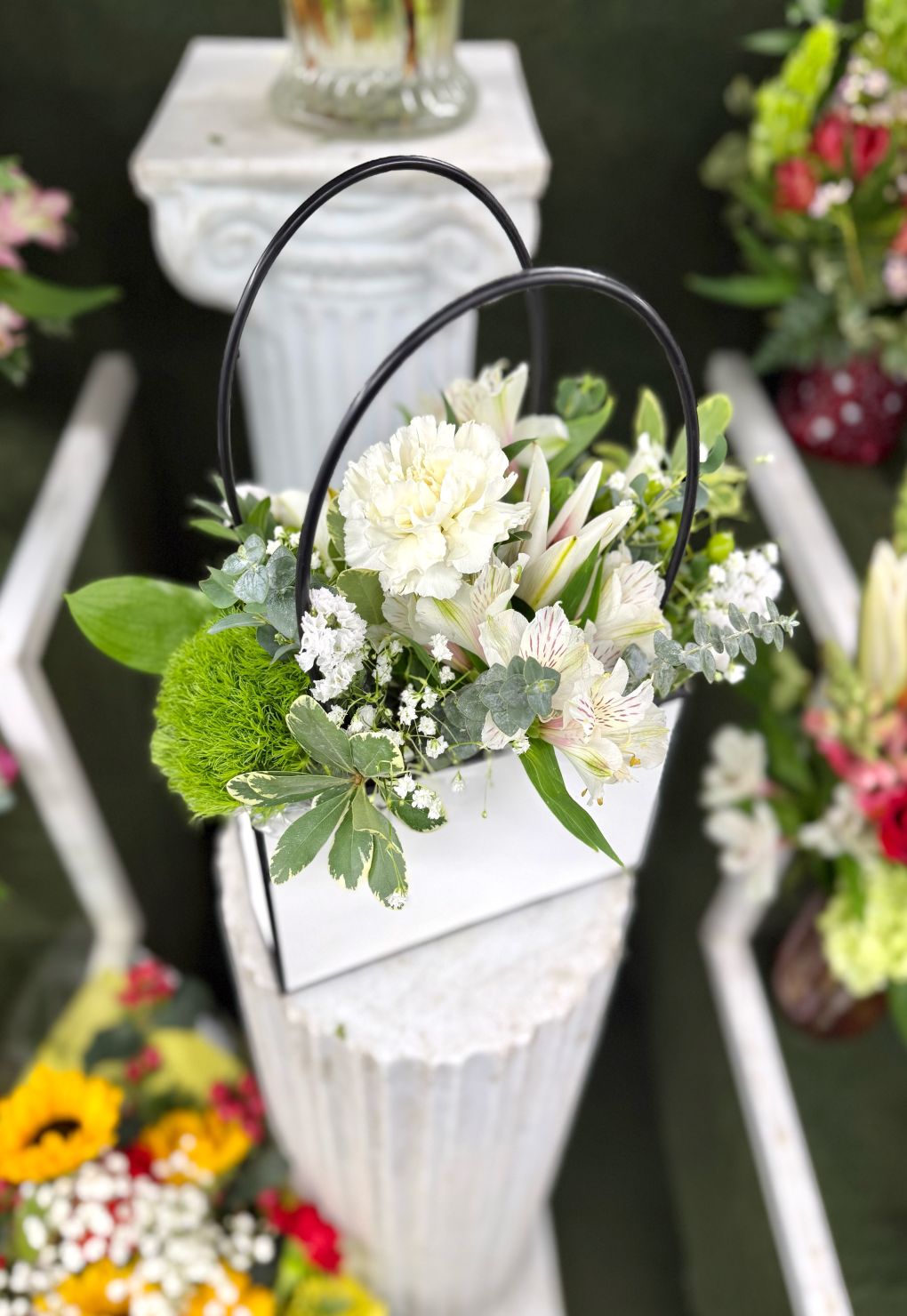 Flower Tote Bag In the Cooler