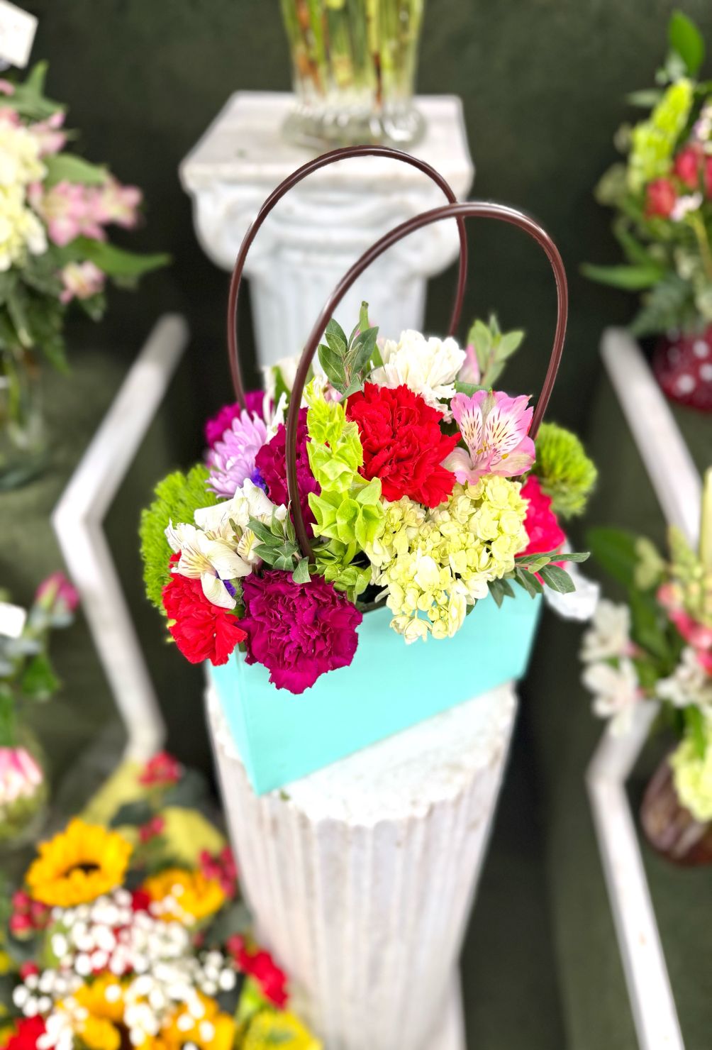 Flower Tote Bag In the Cooler