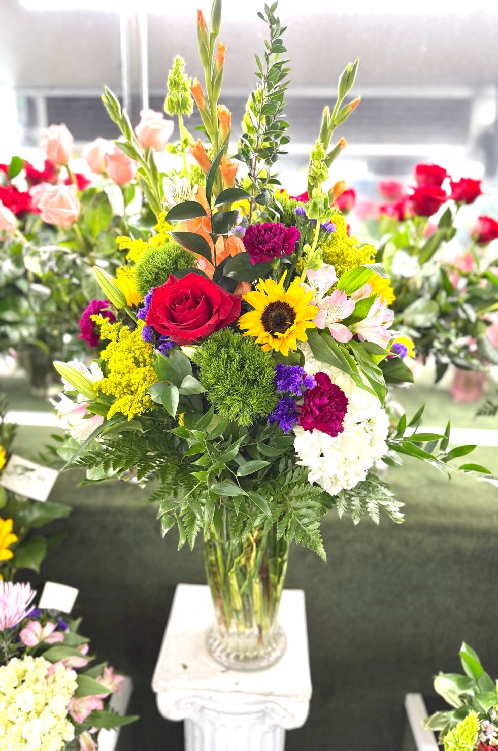 Blissful Blossoms Arrangement In the Cooler