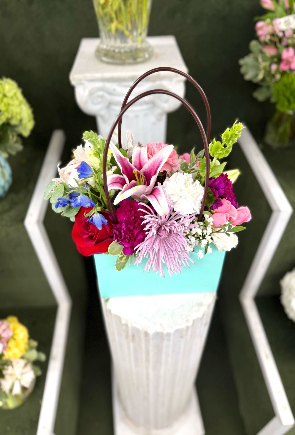 Flower Tote Bag In the Cooler