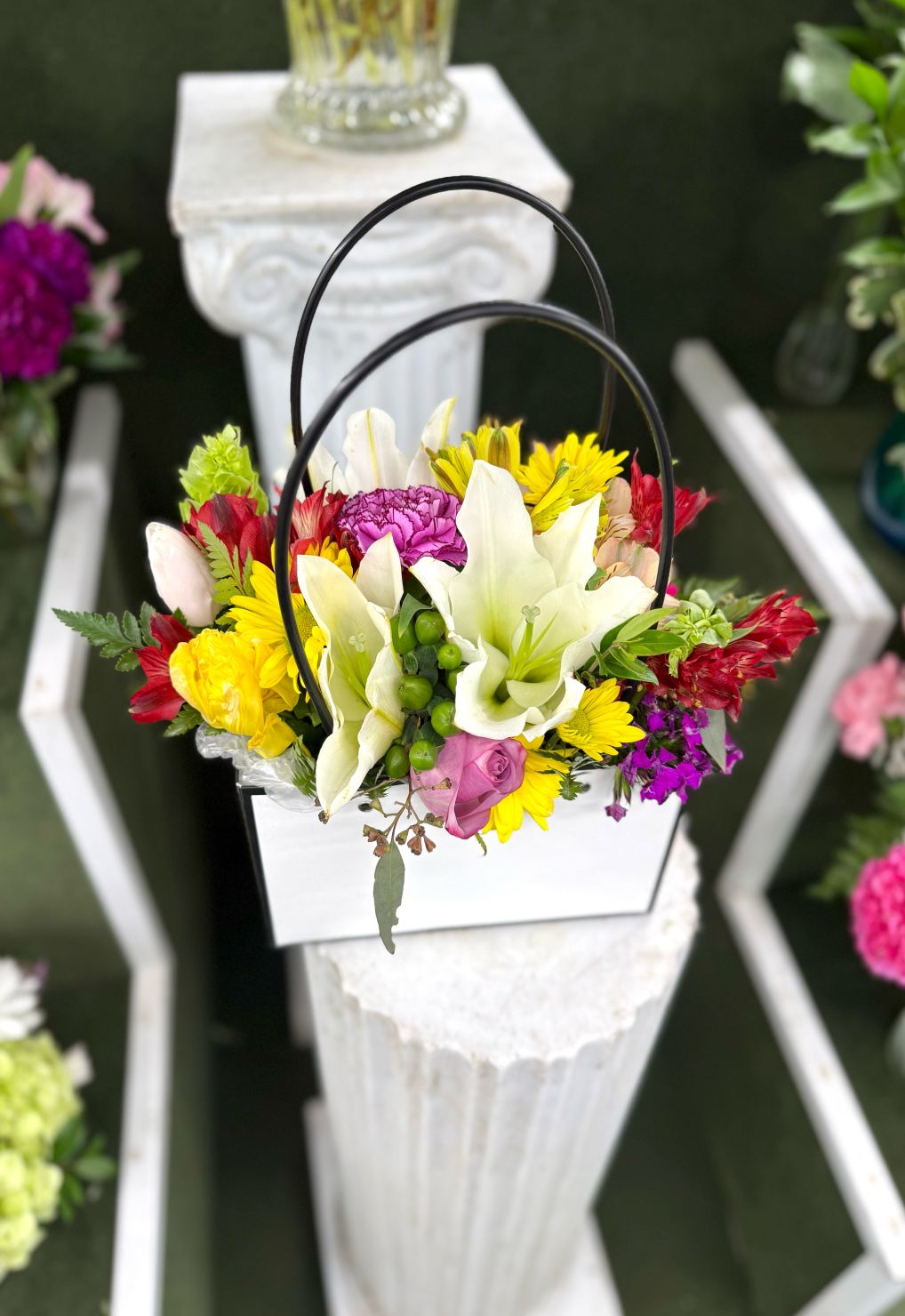 Flower Tote Bag In the Cooler