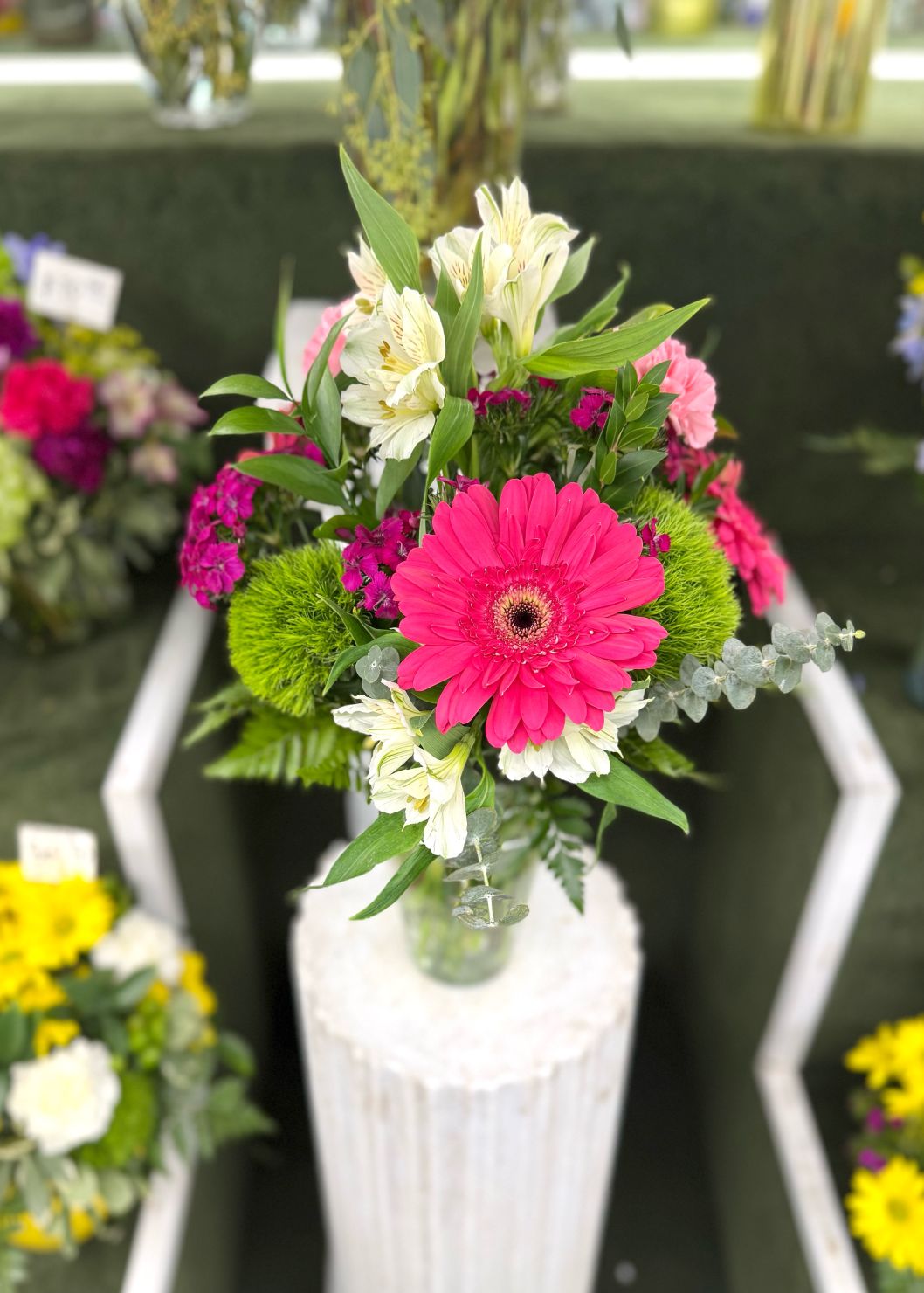 Pink Pop Arrangement In the Cooler