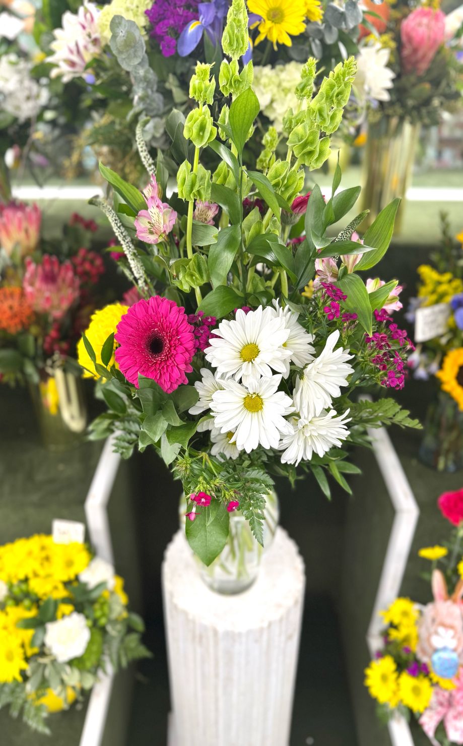 Fresh Picked Sunshine Arrangement In the Cooler