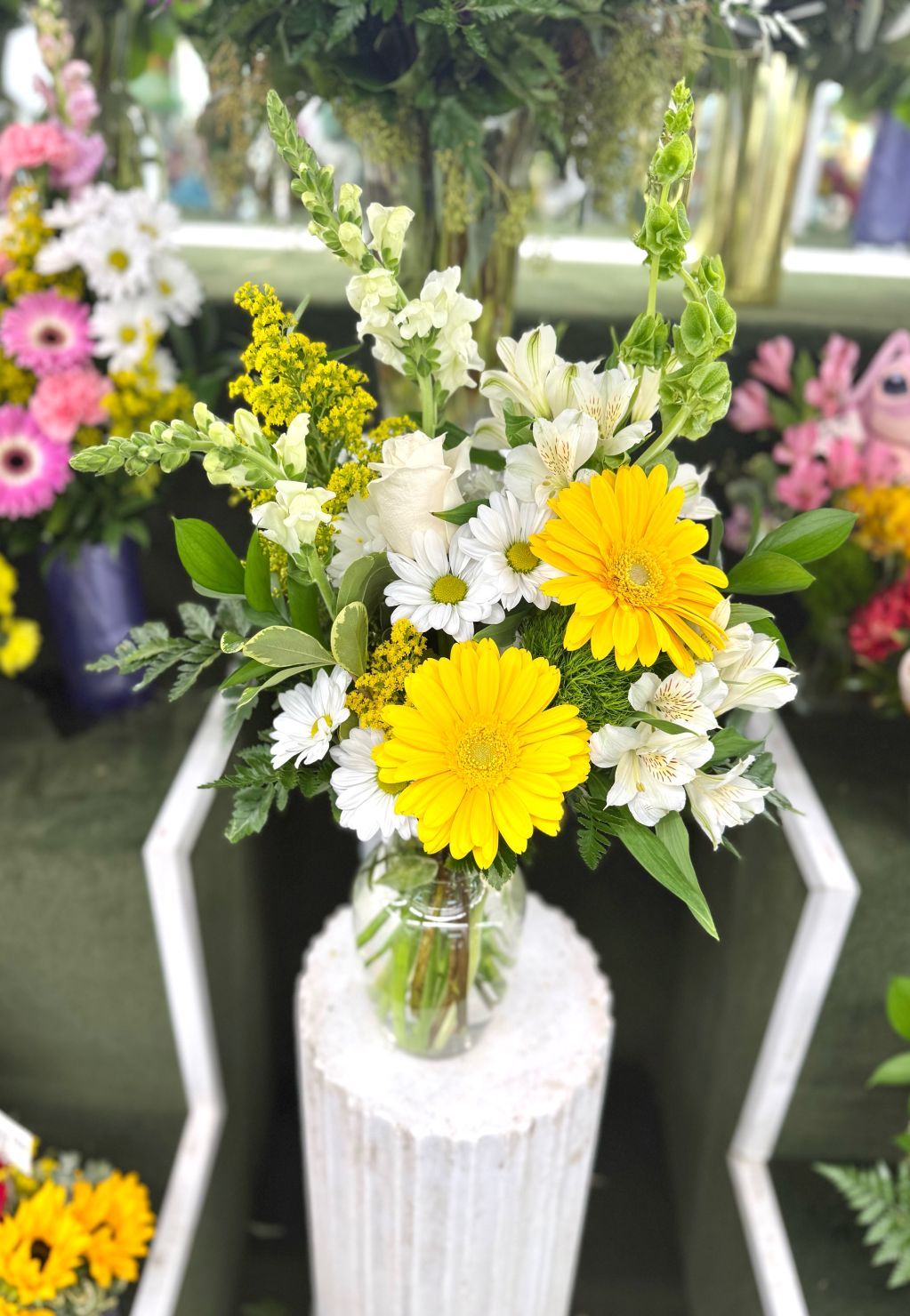 Sunburst Party Arrangement In the Cooler