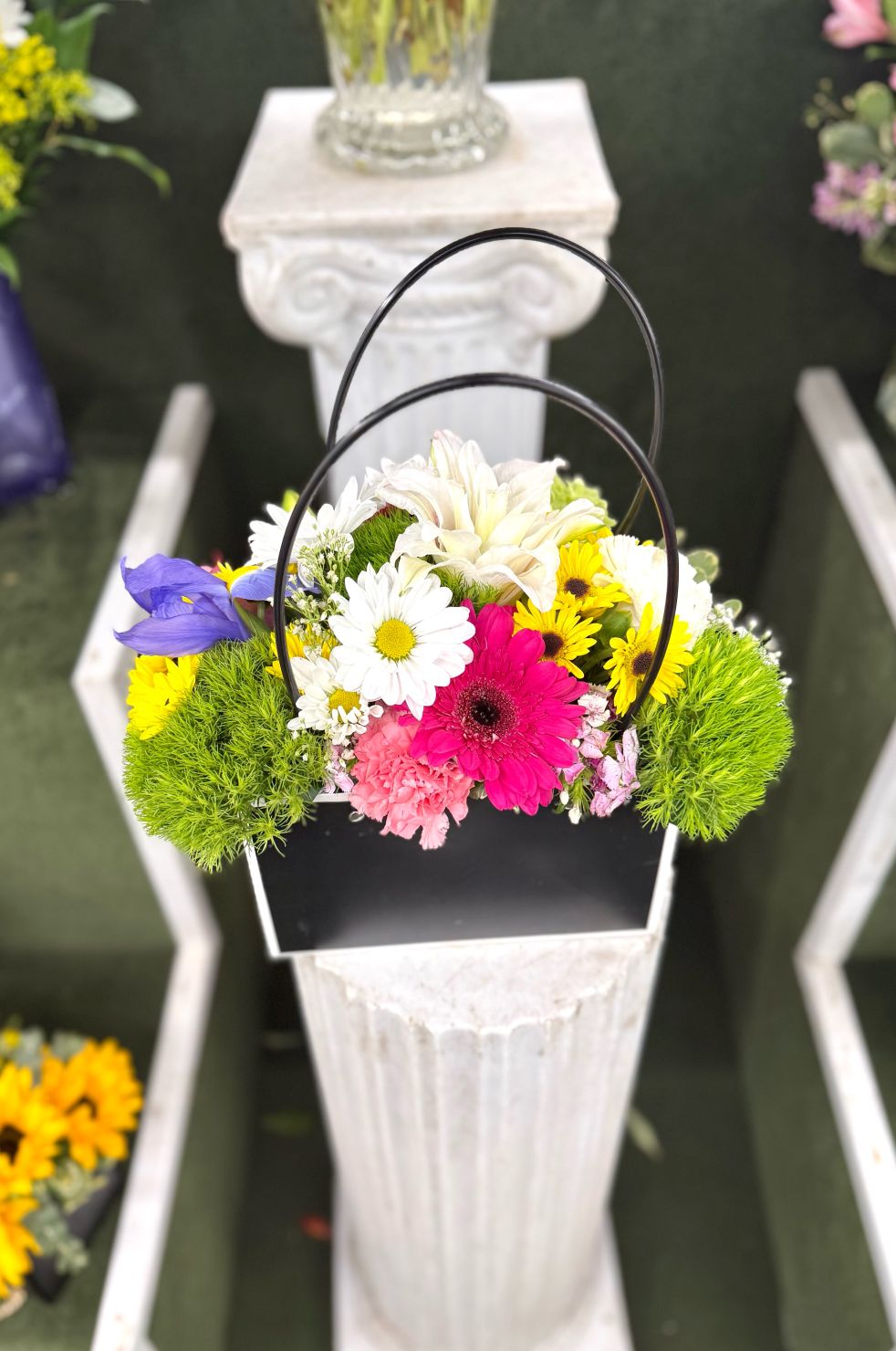 Flower Tote Bag In the Cooler