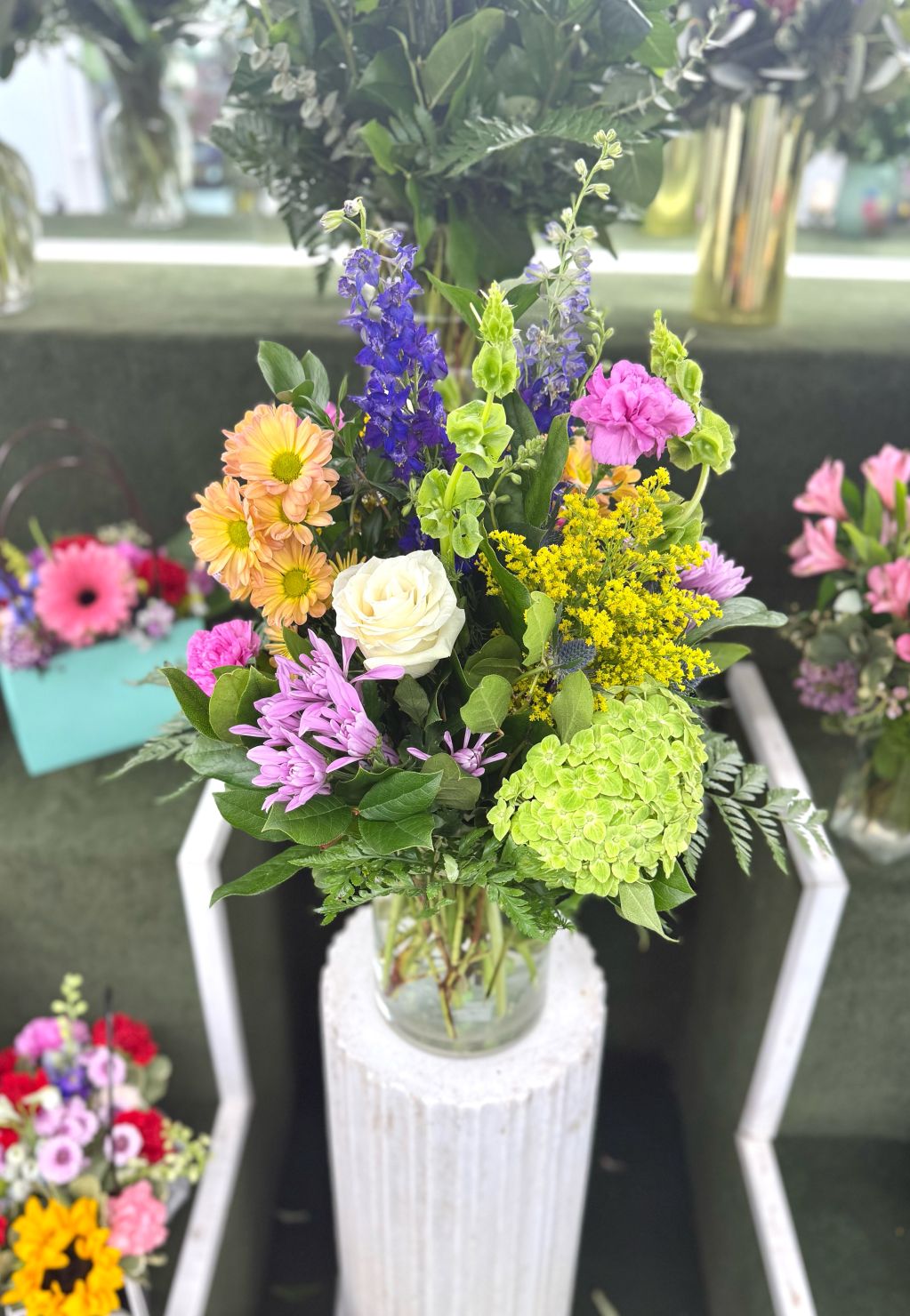 Color Pop Arrangement In the Cooler