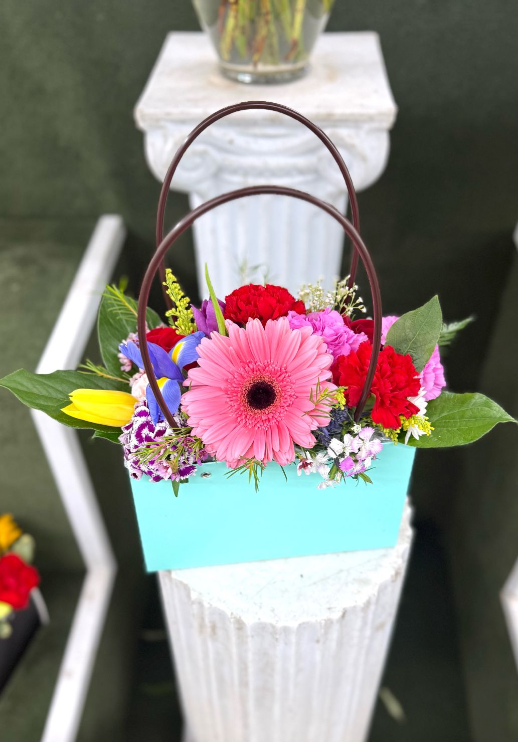 Flower Tote Bag In the Cooler