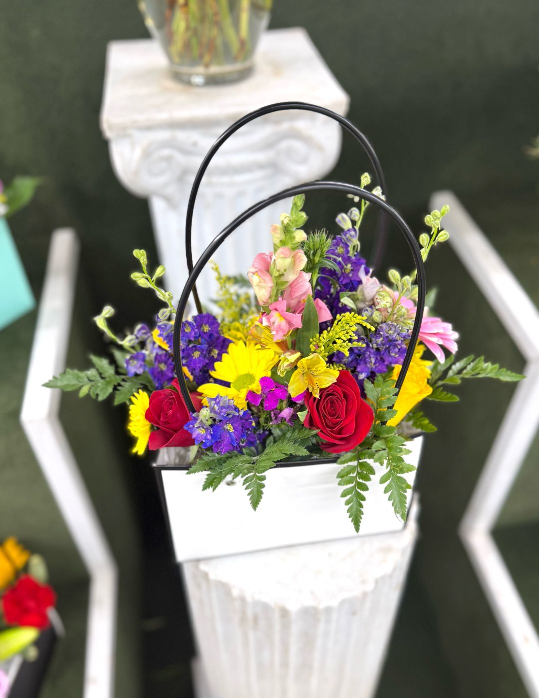 Flower Tote Bag In the Cooler