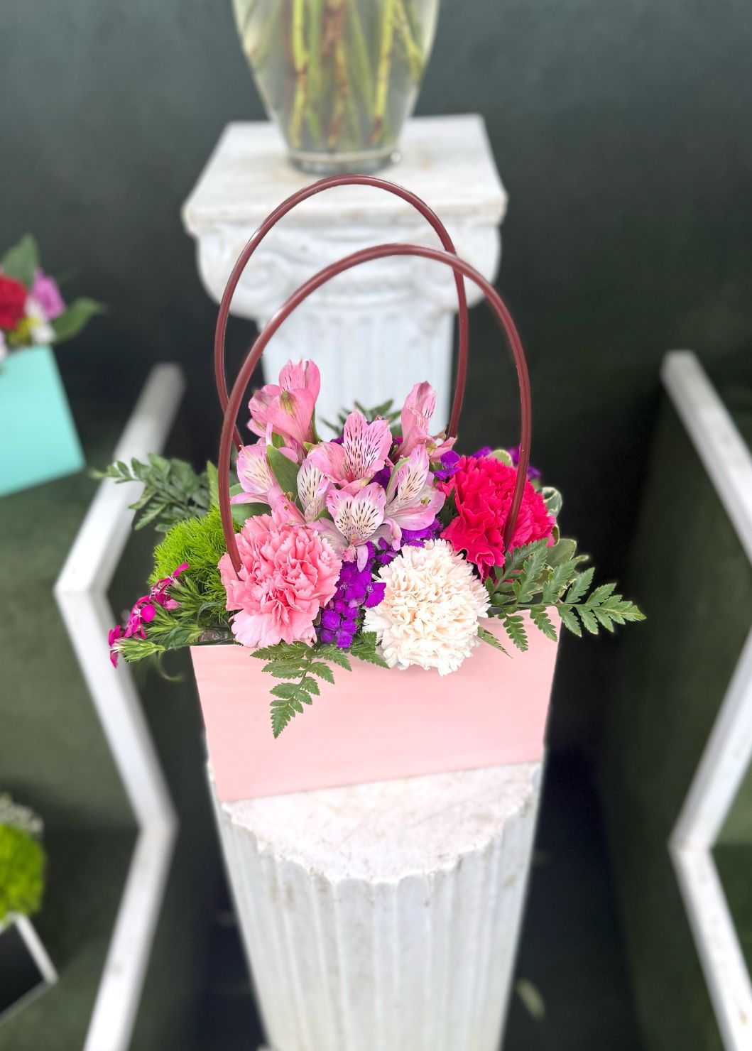Flower Tote Bag In the Cooler