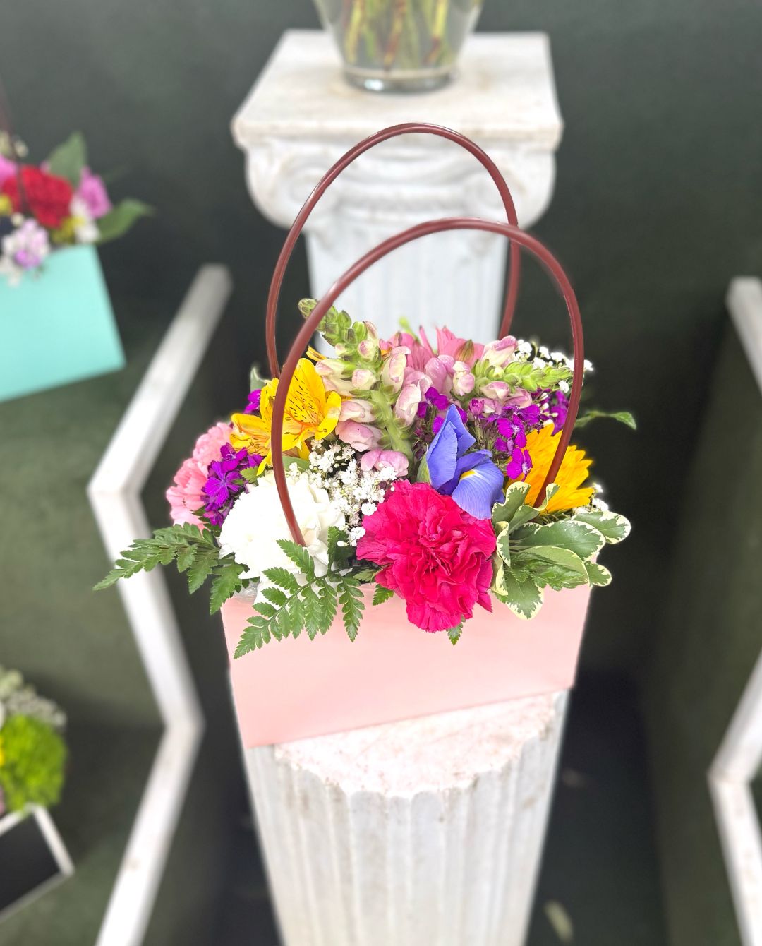 Flower Tote Bag In the Cooler