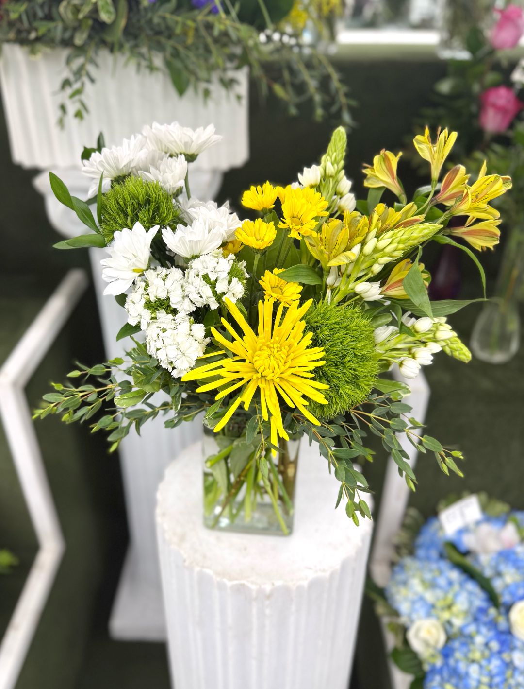 Sweet Sunshine Arrangement In the Cooler