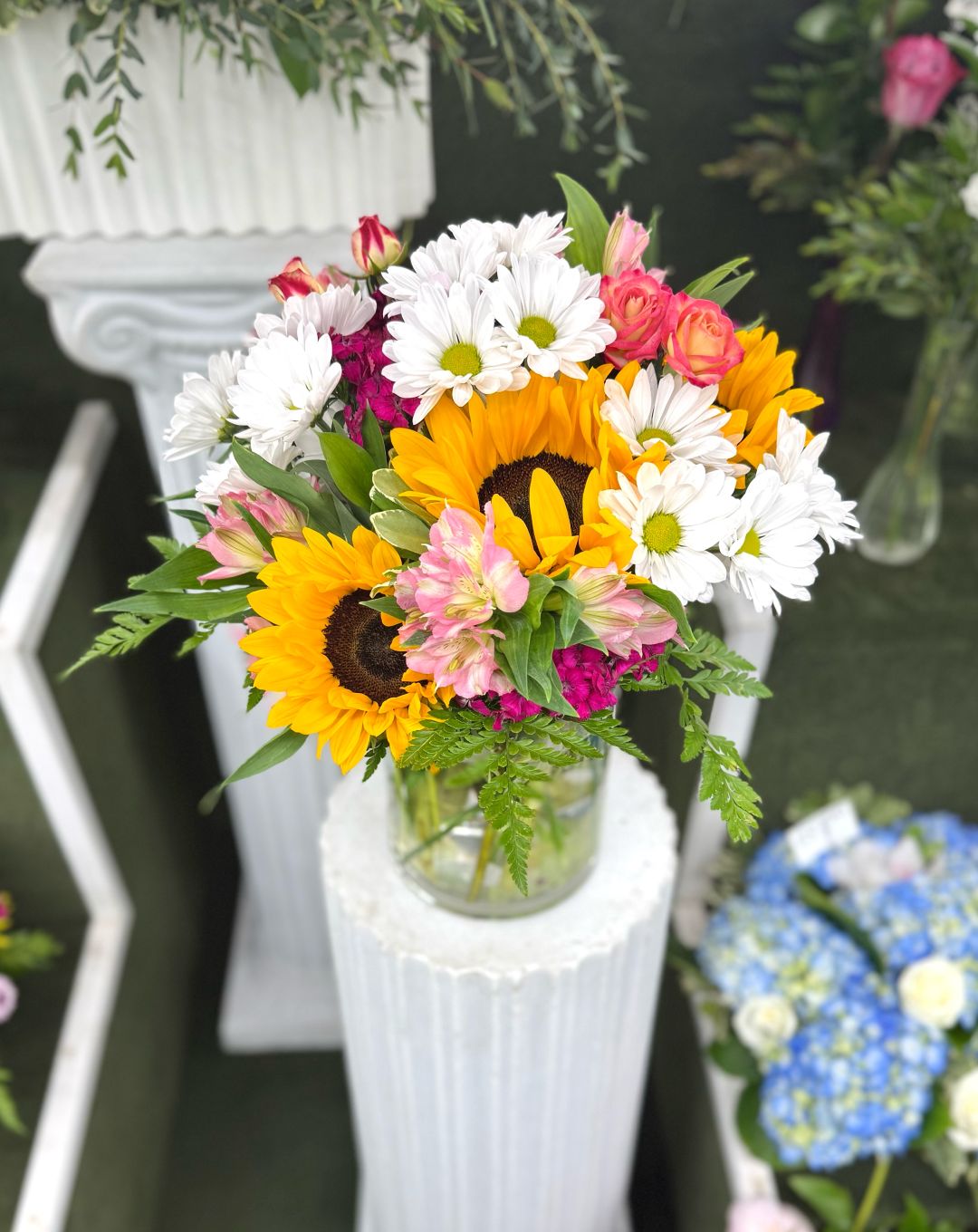 Floral Whisper Arrangement In the Cooler