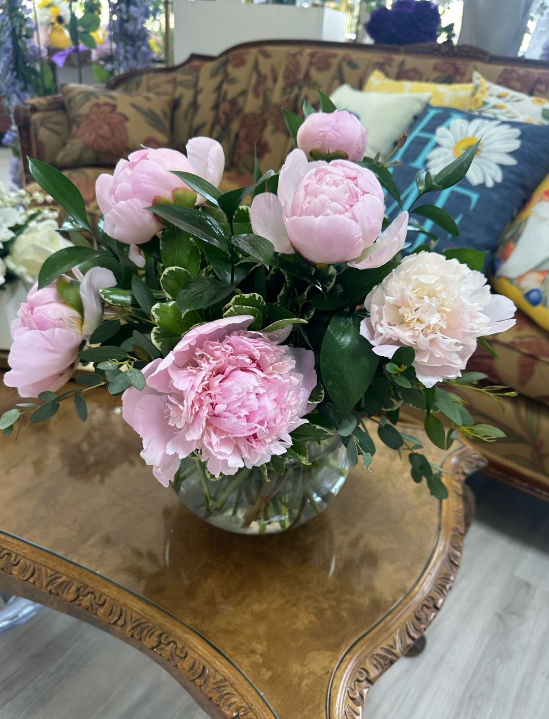 Peony bubble bowl 
