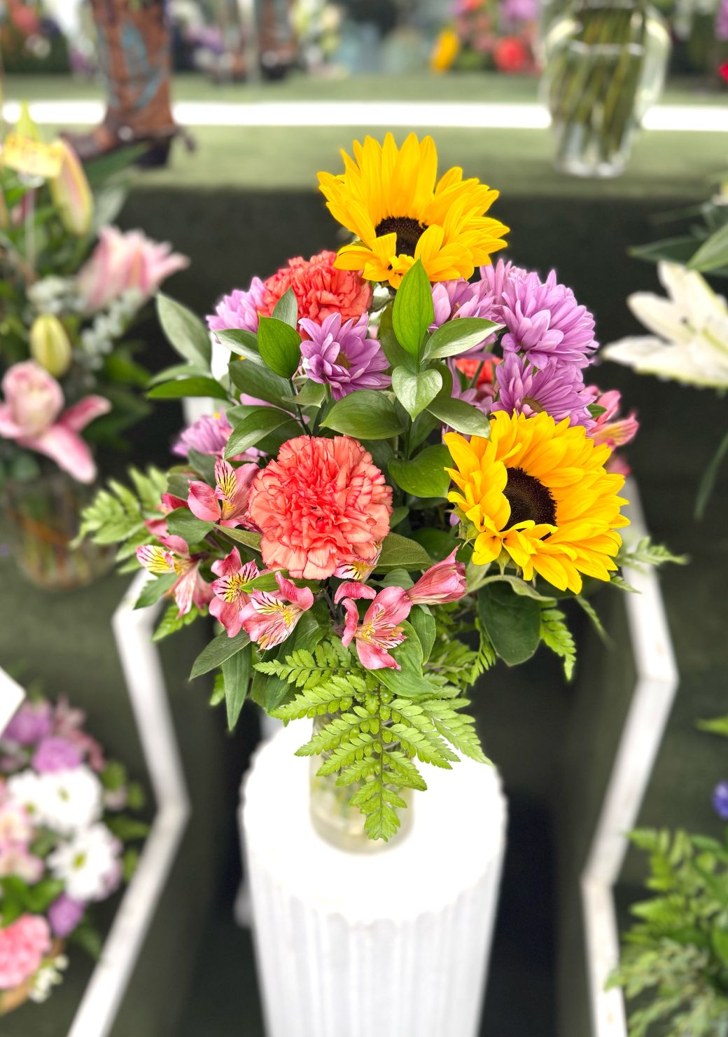 Blooming Affection Arrangement In the Cooler