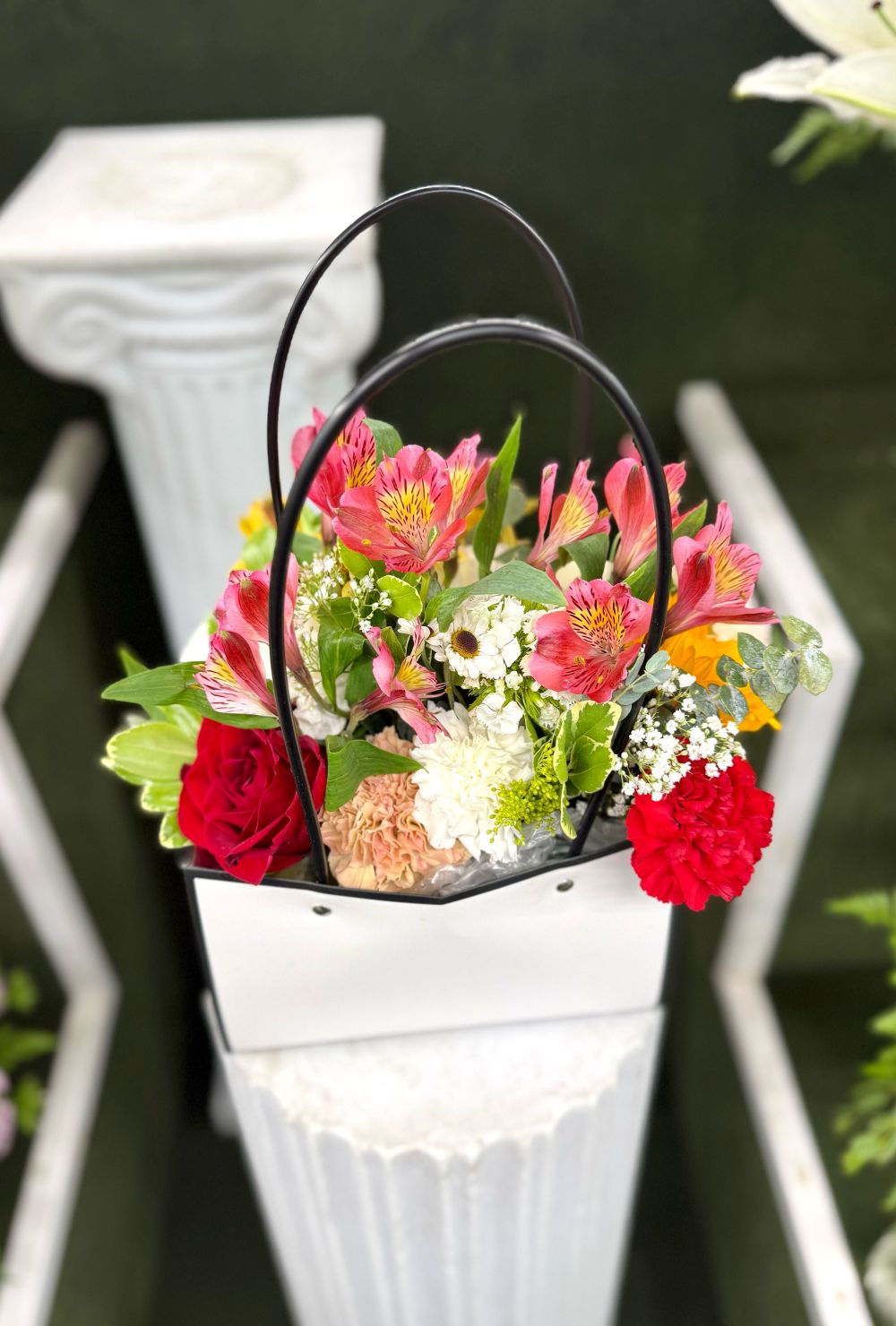 Flower Tote Bag In the Cooler