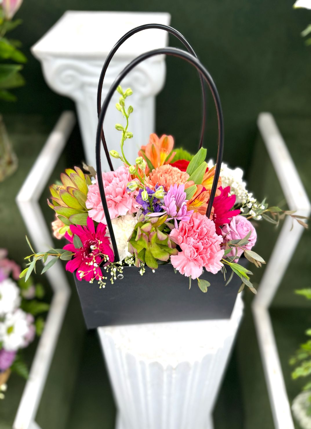 Flower Tote Bag in the cooler
