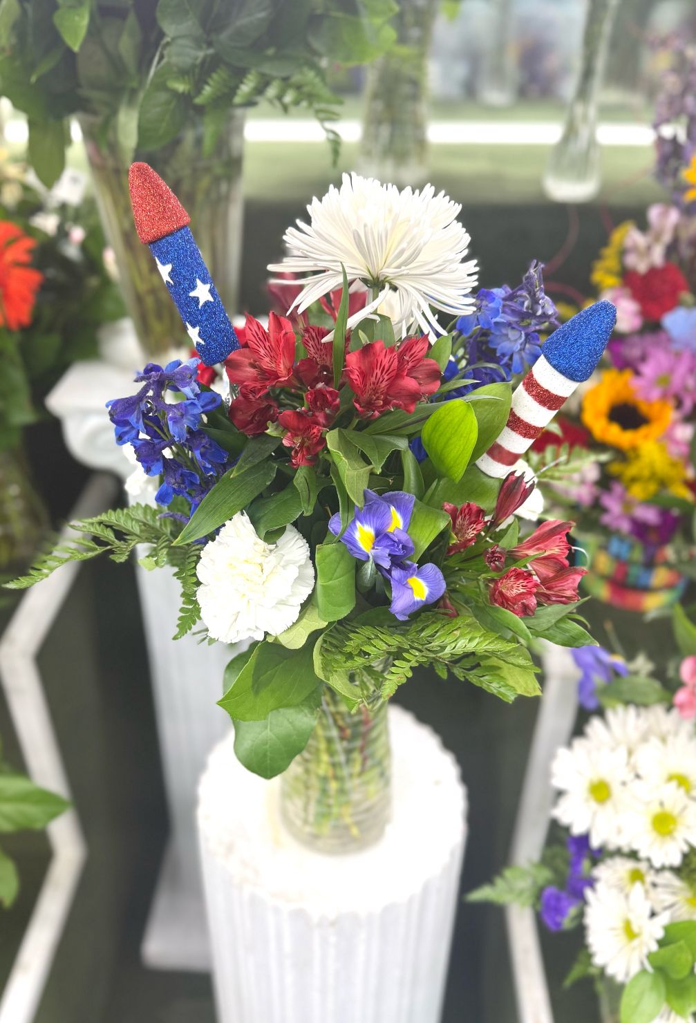 Fireworks Fun Arrangement In the Cooler 