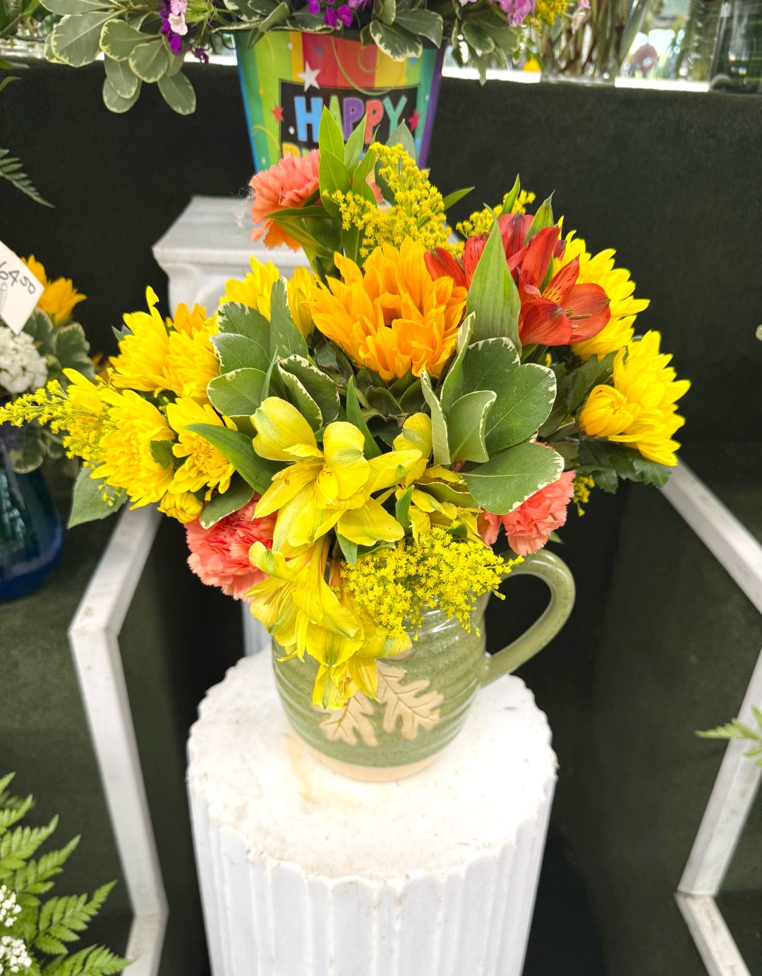 Sweet Sunshine Arrangement In the Cooler